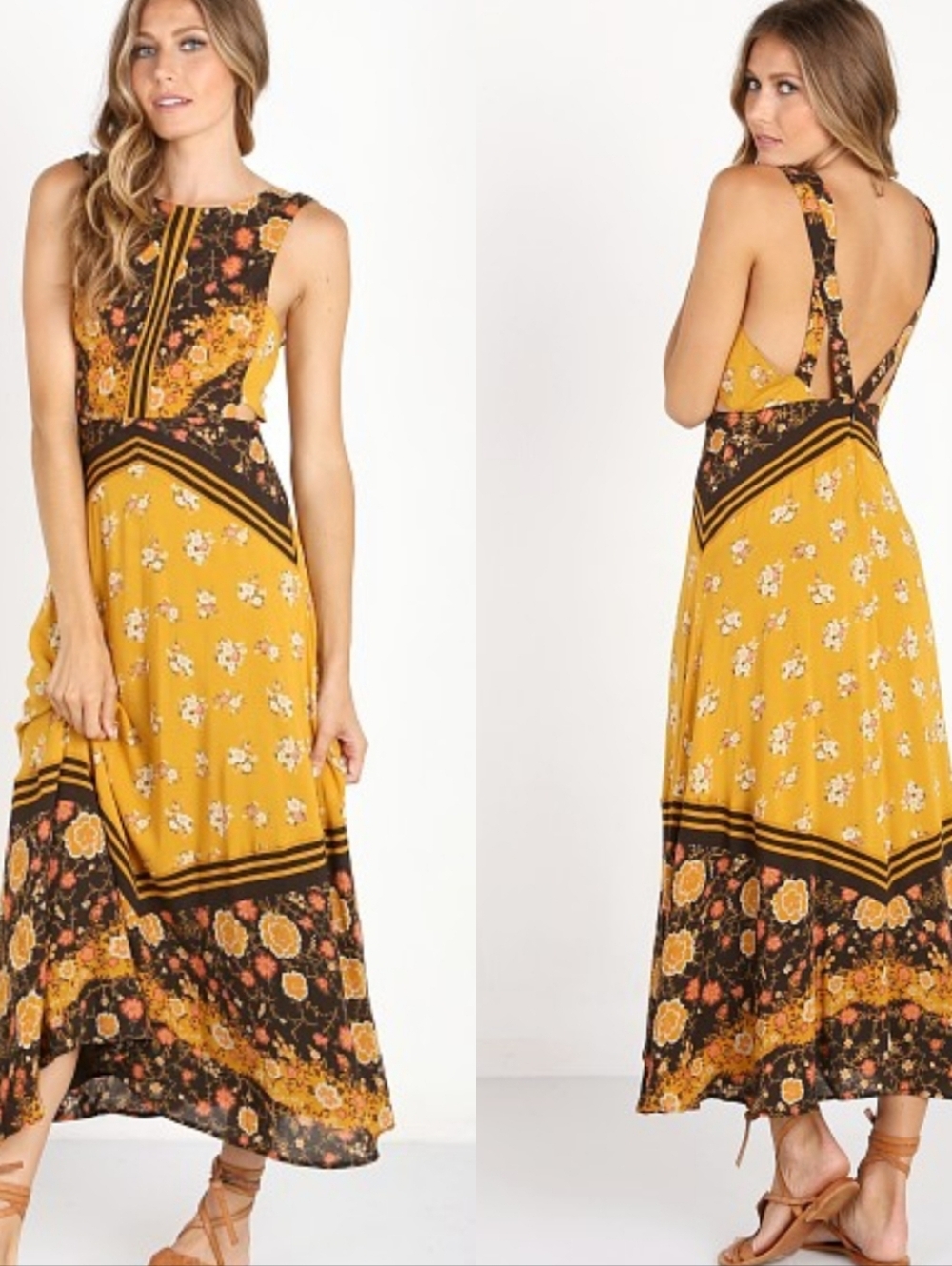 Free People 60s Sunrise Oblivion Dress Size 6